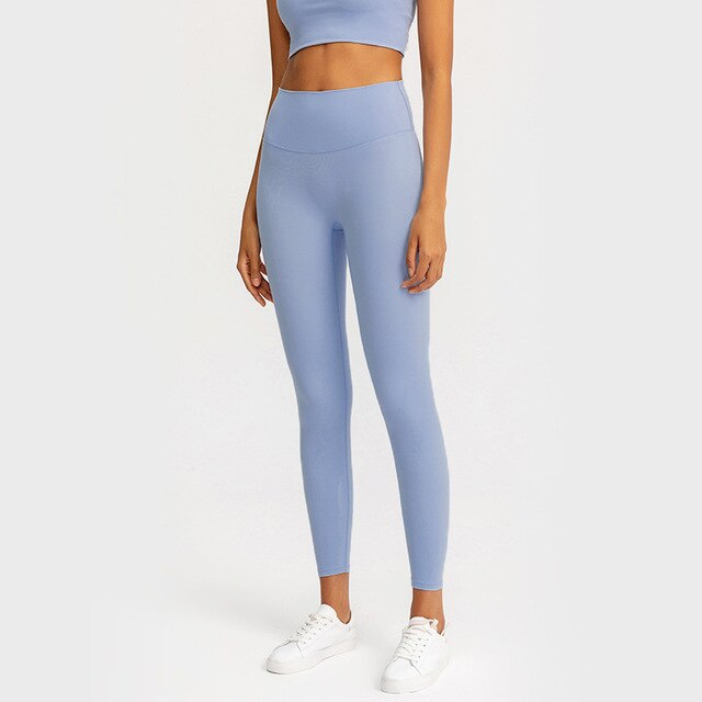 High Waist Naked Yoga Pants Push Up Leggings For Women Fitness Energy Seamless Leggins Sexy Workout Sport Tights Running Trouser