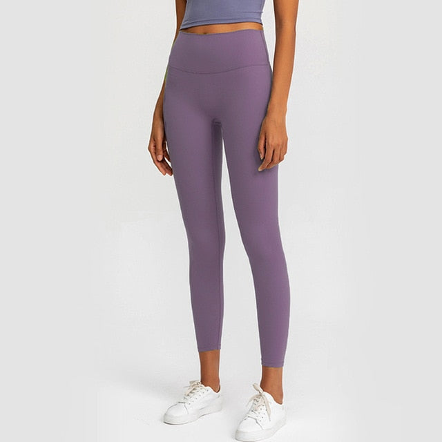 High Waist Naked Yoga Pants Push Up Leggings For Women Fitness Energy Seamless Leggins Sexy Workout Sport Tights Running Trouser