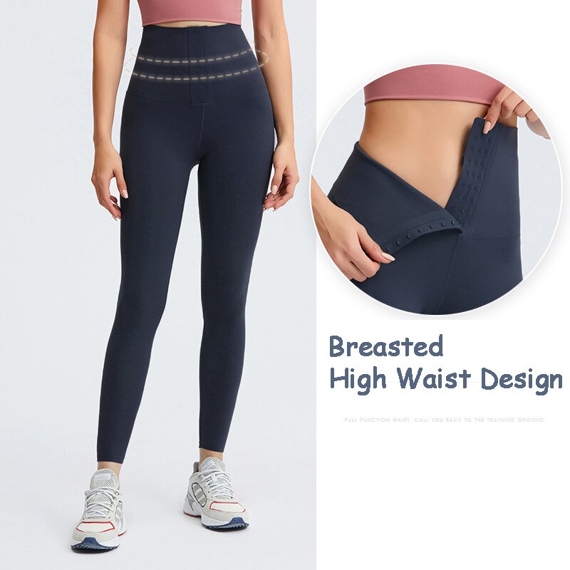 Hip Lift Shaping Yoga Pants High Waist Stretchy Gym Leggings Fitness Workout Tights Push Up Running Leggins Black Sports Pant