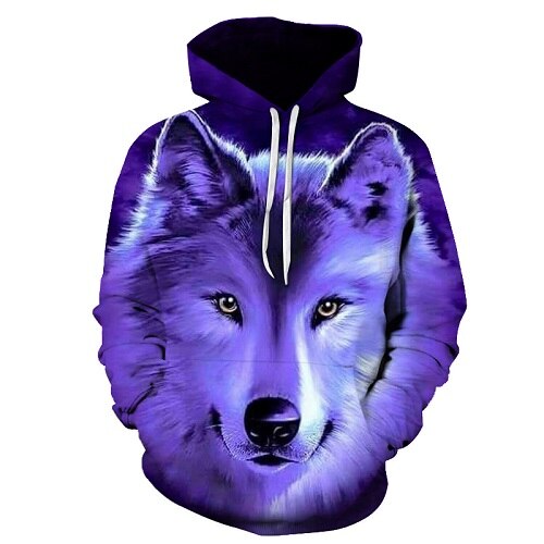 Native 3D Hoodies Men Women Sweatshirts Wolf Hoody Black Tracksuits Harajuku Pullover Streetwear Coat