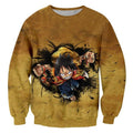 One Piece Luffy Hoody Jerseys Solid Casual Pullovers 3D Sweatshirts