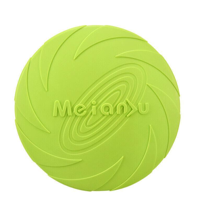 Frisbee Toy for Dogs Outdoor Fetch Training Soft Rubber Pet Flying Disc 18cm