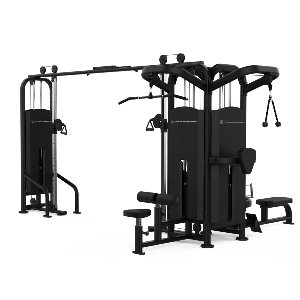 Titanium Strength 5-Station Gym Machine Black Series