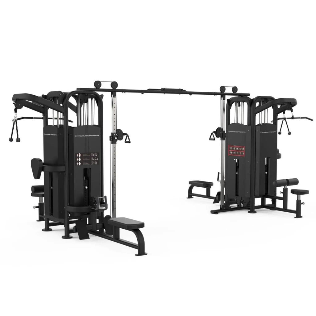 Multi Gym 8-Station Black Series - Titanium Strength