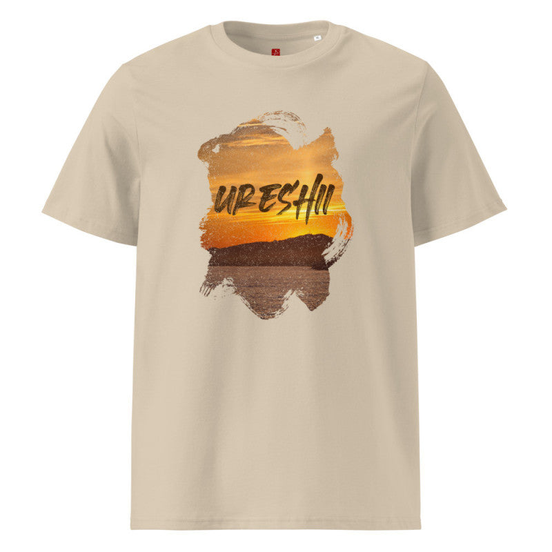 Ureshii Sunset Bliss - Organic Cotton T-Shirt – Japanese Happiness Design
