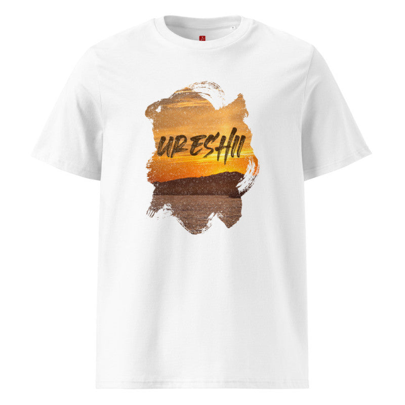 Ureshii Sunset Bliss - Organic Cotton T-Shirt – Japanese Happiness Design
